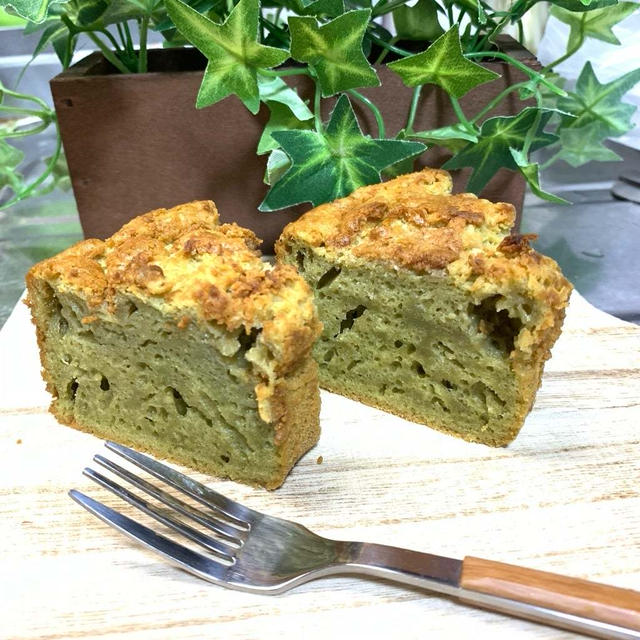 卵を使わない米粉のシフォンケーキの試作中。