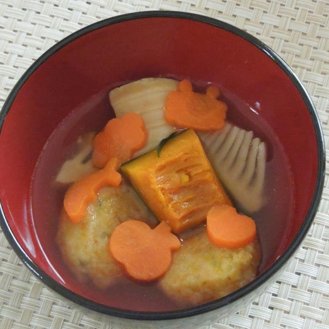 ◇もっちもち卯の花白玉野菜だんご