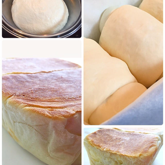 パサパサしない食パンが作れる♡フライパンと牛乳パックで♪もちもち食パン作り