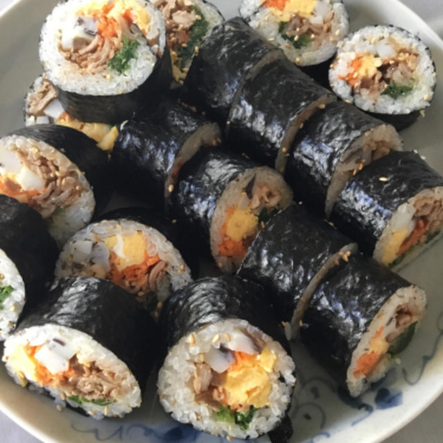 久しぶりに、真面目に作ったキンパ