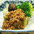 納豆ごま香味だれ、ハギの炙り焼き、さつまいもマリネ。の晩ご飯。