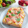 トマトとハムマヨコーンのピザトースト( ⸝⸝•ᴗ•⸝⸝ )♡