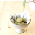 〈土曜日のおやつ〉流れた抹茶クッキー