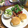 味噌焼きおにぎりde朝ごはん♪…試合当日にはこれをプラス
