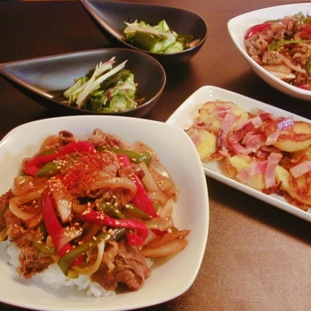 焼肉丼など