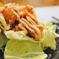 包丁いらず   ちぎりキャベツの キムマヨ 簡単 サラダ 