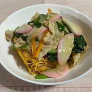 バドミントン個人戦の受付！ 皿うどん♪