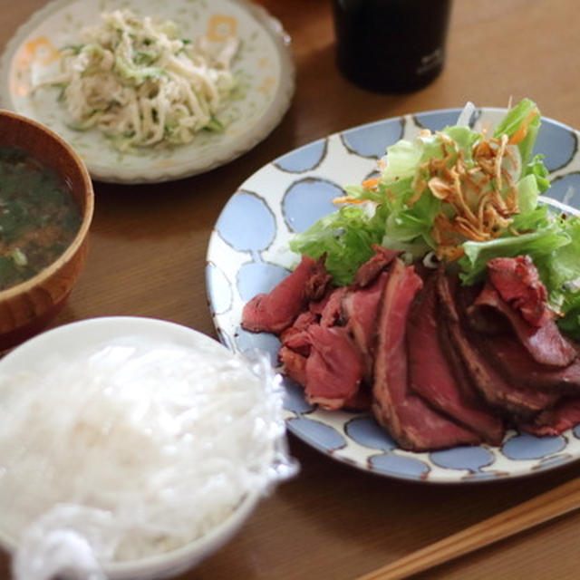 1日買い物に行った後のお昼ご飯と夜ご飯