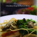 ◆牡蛎と長ネギ、そして菜の花のペペロンチーノ by クリスティーさん
