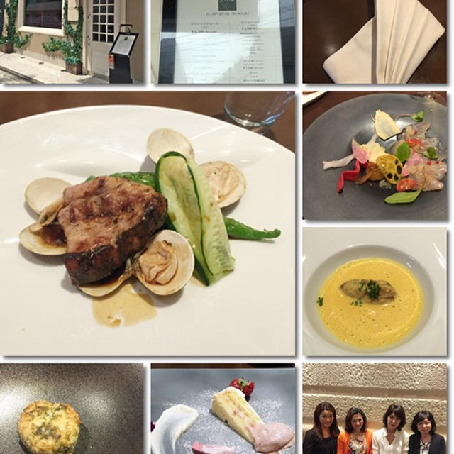 青山ＣＩＬＱで 料理の先生たちとランチ♪