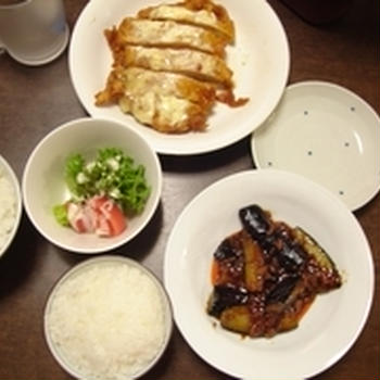 マーボーナスと天麩羅とカレー