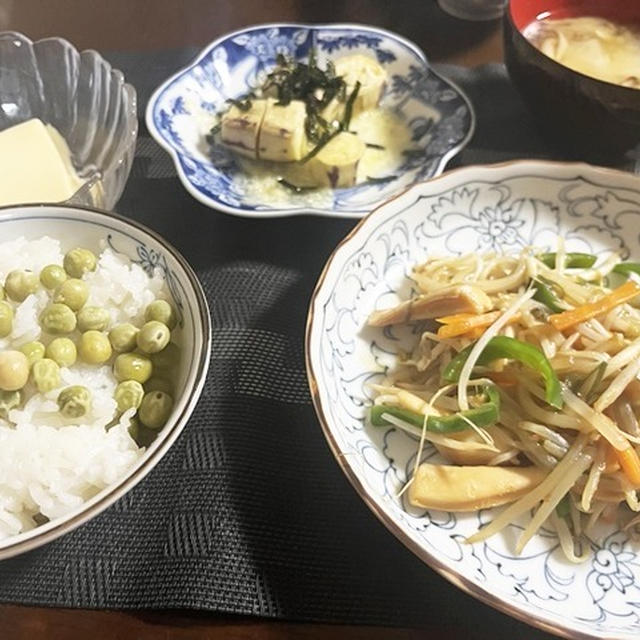 感動の育児＆豆ごはん
