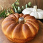 簡単成形！糸を使わないかぼちゃの形！ホイップクリームリングパン