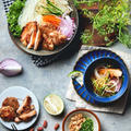 夏に食べたいアジア麺 vol.2｜鶏肉でベトナム風つけ麺｜お素麺アレンジ
