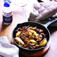 きのこに玉ねぎたっぷり♪シーズニングをふり混ぜて焼くだけでお肉がスパイシー！「GABAN グリルマスターブレンドdeラム肉と玉ねぎとしめじのグリル焼き」【レシピ1917】【スパイス大使】