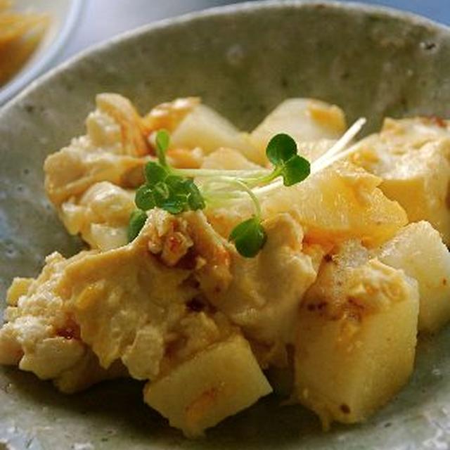 長芋と豆腐のコトコト酒煮