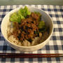 サラダ牛丼