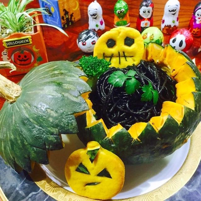 イカスミパスタdeハッピーハロウィン☆ & 素敵便