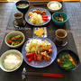 鶏の唐揚げ定食♪