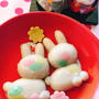 おにぎり型で【おこしもの】(愛知のひな祭り菓子)