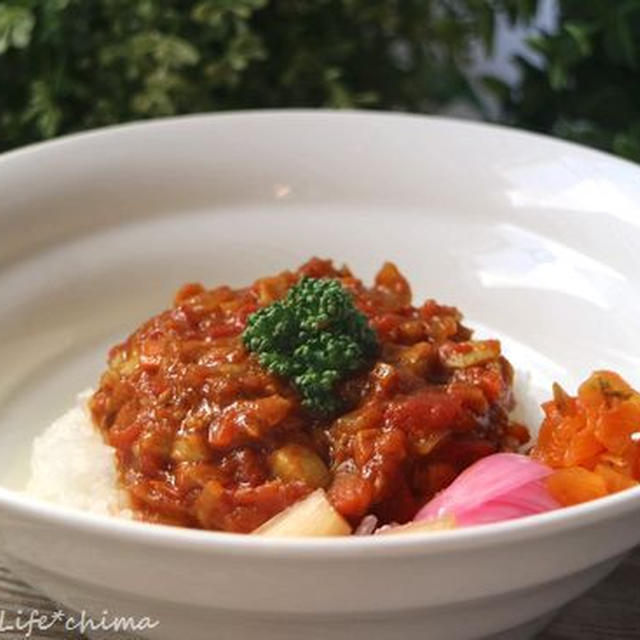 筍のキーマカレー