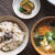 鱸のあら汁とお麩とツナとほうれん草の卵炒めの献立