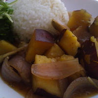 さつま芋カレー by浅漬タレ,焼肉タレ