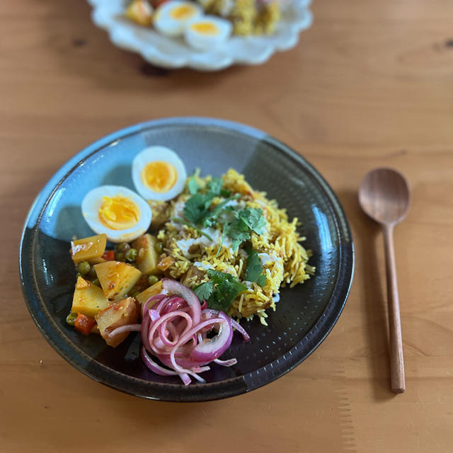 久々に家族集合＆スパイスカレー