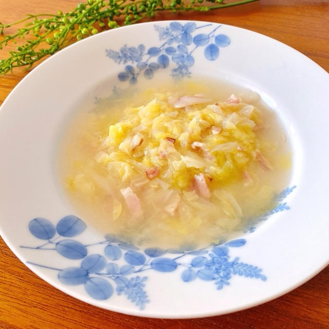 きょうの料理・春キャベツのスープ