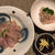 昆布締めしたオナガダイの酢の物＆煮こごり