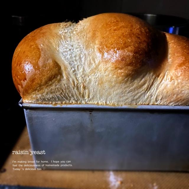 レーズン酵母の山食パン。(1.5斤・1斤)