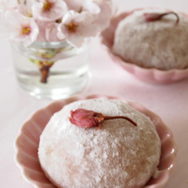 桜大福　de　お茶時間。。。