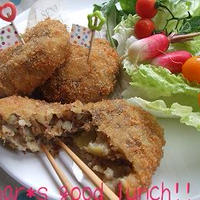 国産牛と新ジャガのお手頃コロッケ♪