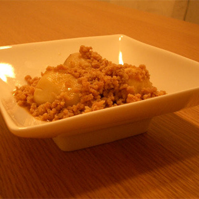 里芋と鶏そぼろのとろみ煮