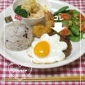 目玉焼きのお花の作り方