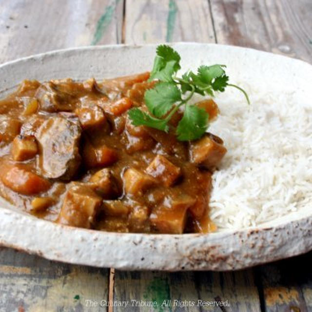 Pork and Butternut Squash Curry with Sakekasu酒粕入りポークカレー