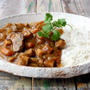 Pork and Butternut Squash Curry with Sakekasu酒粕入りポークカレー