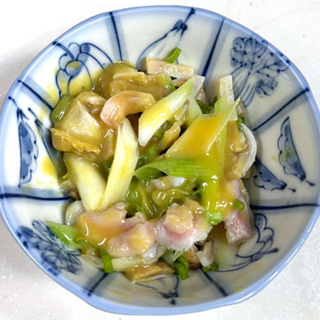 真鯛の胃袋の酢味噌和え