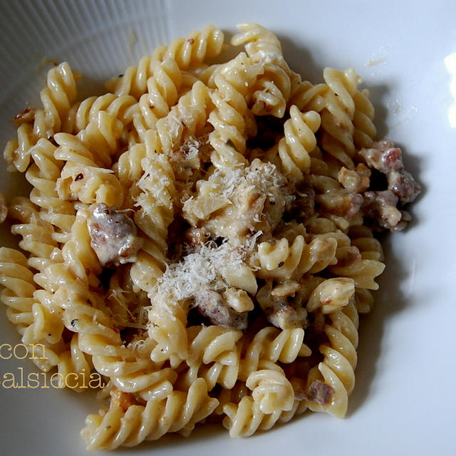 Pasta con Salsiccia