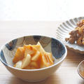 大根の中華風漬物レシピとレンコンと豚肉の炒め物定食