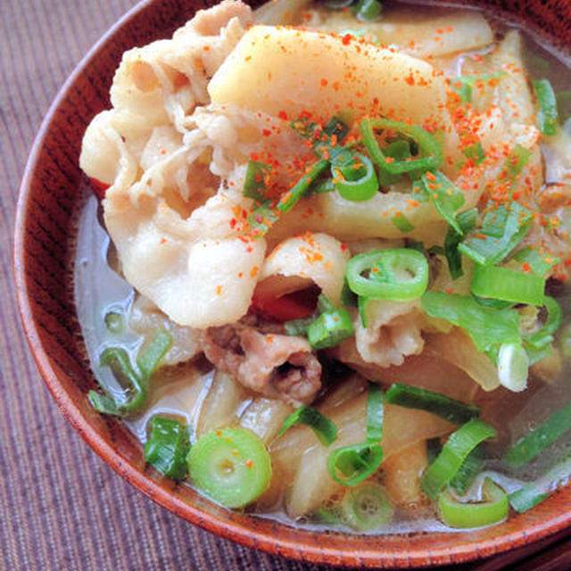 ありあわせ材料でつくる　わが家のいも煮