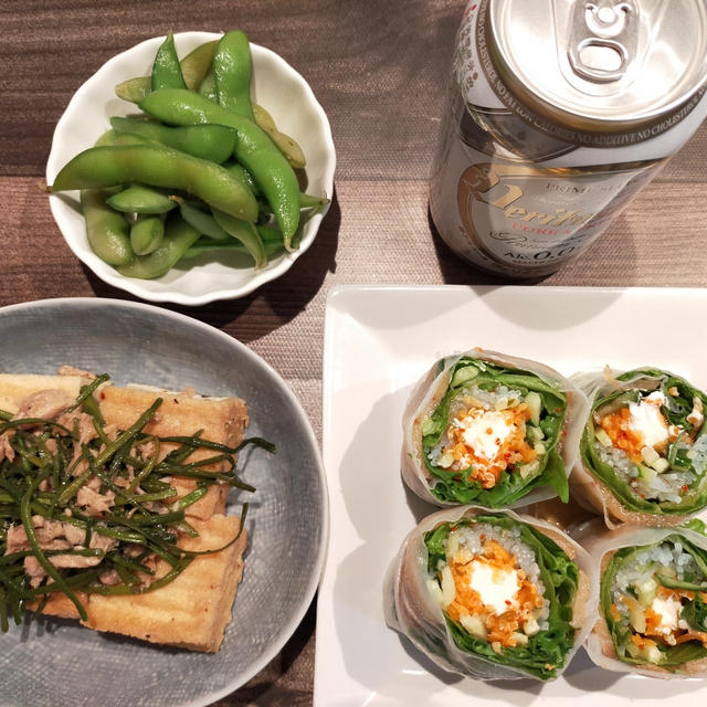 急遽変更！お惣菜の生春巻きが美味しかったんです(*´艸｀*)