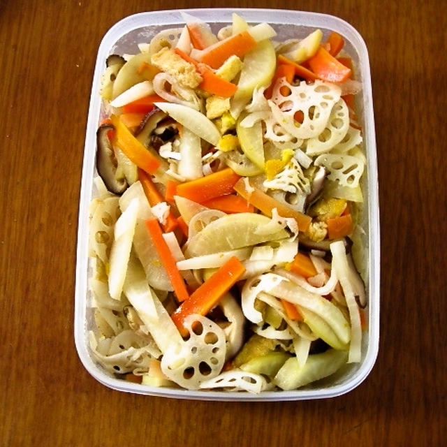 根菜たっぷり！色とりどり五色なます