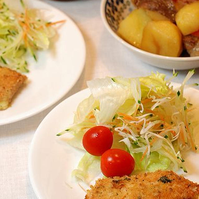 魚嫌いさんにお勧め♡鮭のチーズパン粉焼き【ヒルナンデス？】