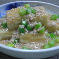 高野豆腐のアスパラあん