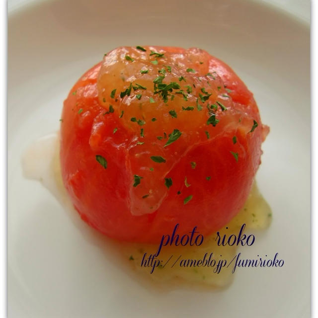 ●トマトのファルシーサラダ～チキンオニオン～●