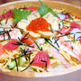 こどもの日に、華やかな「五目ちらし寿司」。「バラ寿司」や「ちらし寿司」など呼び方も様々で賑やかです。