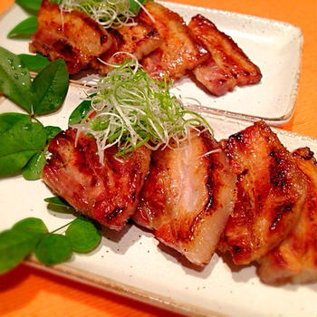 豚バラ肉西京焼き