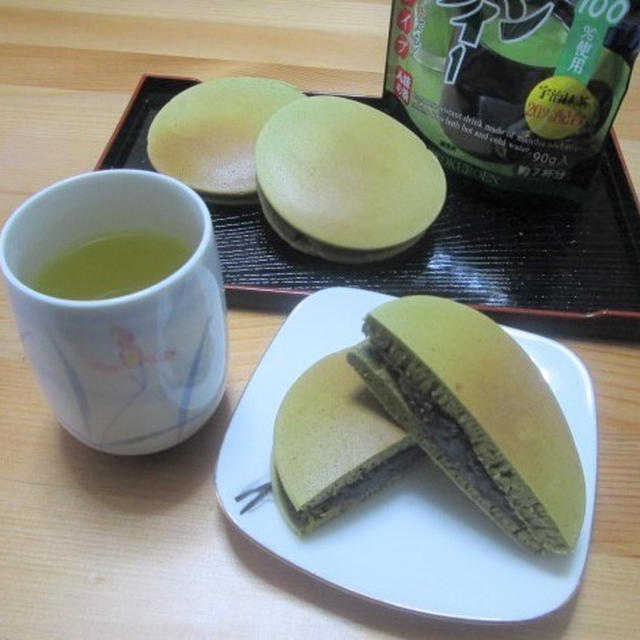 簡単！手作りおやつ(^^♪ 抹茶どらやき