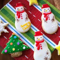 雪だるまのアイシングクッキー☆クリスマス